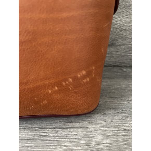 Dooney & Bourke Florentine Leather Suki Crossbody Natural Bag B000536 - Picture 3 of 7